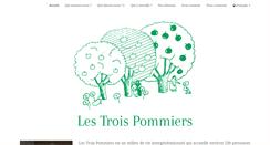 Desktop Screenshot of lestroispommiers.be